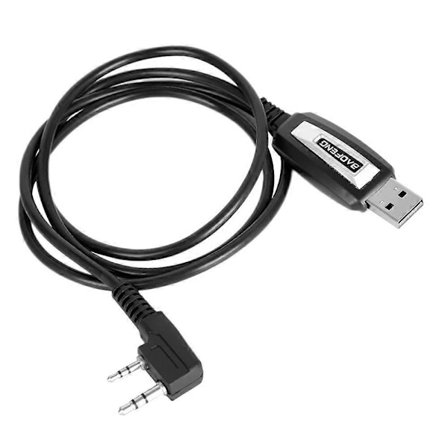 BAOFENG Universell 2-stiftskontakt USB-programmeringskabel för Puxing/Baofeng/Wouxun Bil Walkie Talkie