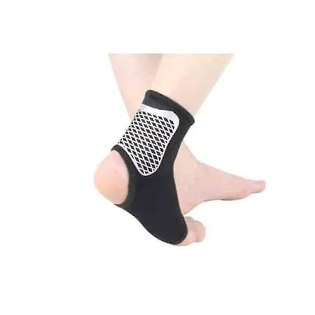 Ankelstøttebøjle Ankelbøjle Wrap til Sport Justerbar Åndbar Elastisk Kompression Ankelbøjle