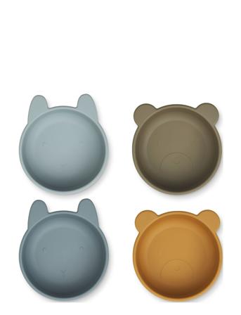 Iggy Silic Bowls 4-Pack Home Meal Time Plates & Bowls Bowls Multi/mønstret Liewood*Betinget Tilbud