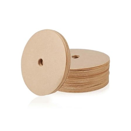 800 stk. Runde Kaffefiltre, 9,5 cm Kaffefilterpapir Ubleget Disk Kaffefiltre Espresso