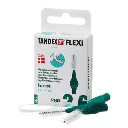 Tandex FLEXI Mellemrumsbørste Forest, Medicin & Pleje, Mund & Tandpleje, Tandstikker