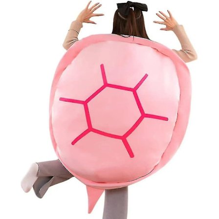 Otwoo Bärbar Turtle Shell Kudde Vuxen jätte Turtle Costume Funny Dress Up Viktad Turtle Plysch, stor sköldpadda Body Kudde