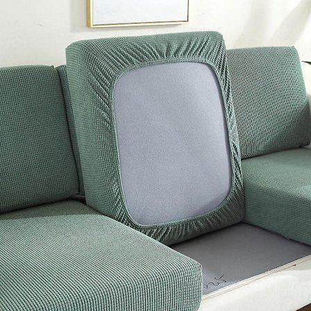 Ren Farge Tykk Elastisk Sofadekke Moderne Minimalistisk Sofa