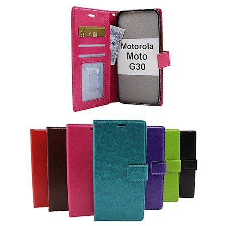 Crazy Horse Wallet Motorola Moto G30