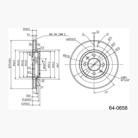 Biltema - BREMSESKIVE