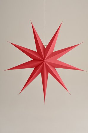 Jotex - ANDROMEDA julestjerne ø 60 cm Rød - Kjøp Julestjerner hos Jotex