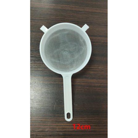 7 cm, (hvit) Rund nylon mesh plast sil