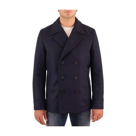 Hugo Boss Frakke 50474392 Blå, Herre Uldfrakker