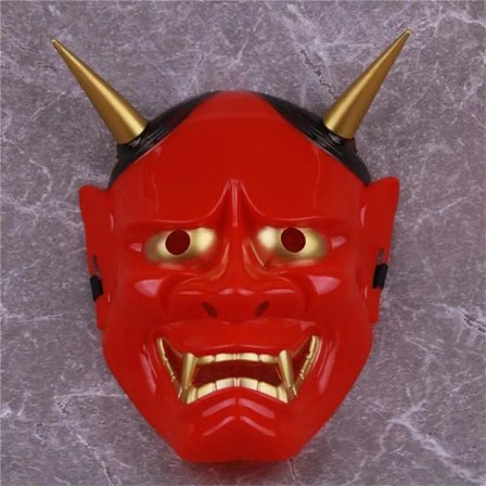 Japansk Spökmask Hannya Halloween Maskerad Cosplay Fest Horror Spöke Hannya Mask Hanya Mask Kvinnor Män Sminkrekvisita Mask