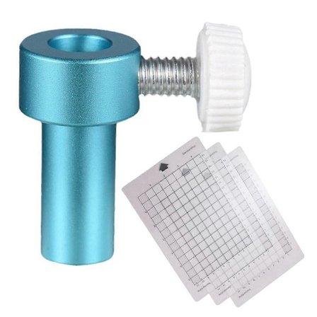 Die Cut Maskin Pennadapter med 3 stk. Skjærematte 16,5x11,4 cm for CRICUT JOY Skjæremaskin Aluminium