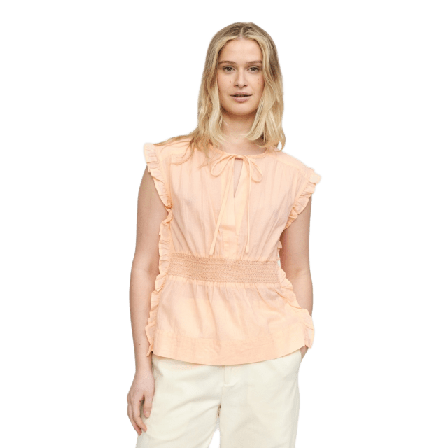 Soft Rebels Srisadora Top - Peach Parfait T-shirts & toppar Dam Orange M