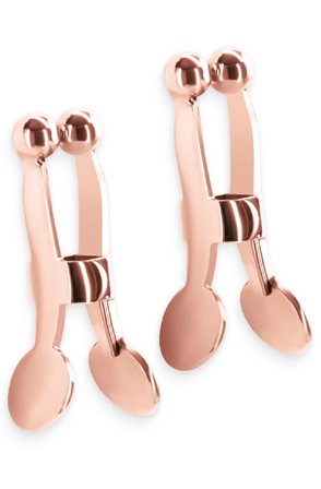 Bound Nipple Clamps C1 Rose Gold Bröstvårtsklämmor - Blushme.se