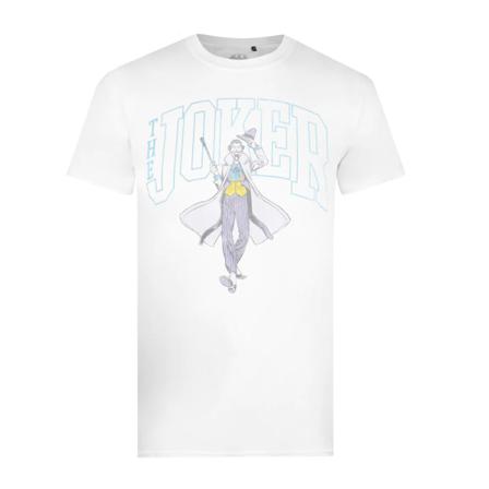 Dc Comics Mens The Joker Varsity T-shirt Xxl Vit