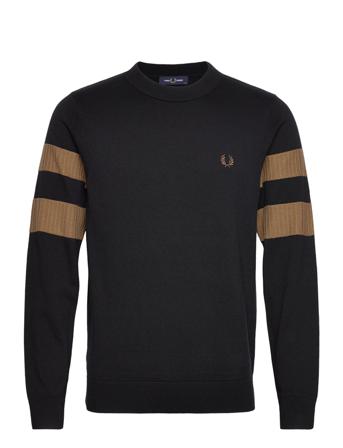 Tipped Sleeve C/N Black Fred Perry