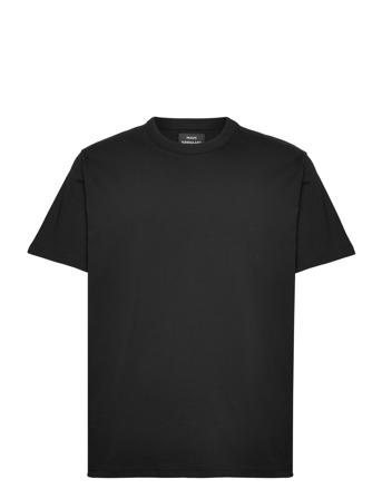 Combed Jersey Thorbjørn B Tee Tops T-Kortærmet Skjorte Black Mads Nørgaard