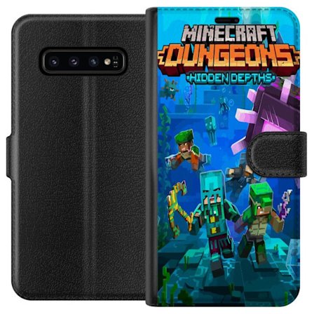 Kompatibel Tegnebogsetui til Samsung Samsung Galaxy S10 Minecraft
