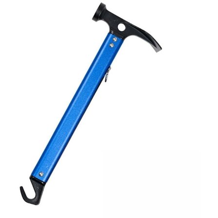 Aluminium Camping Hammer med Multi-Light Bärbar Hook