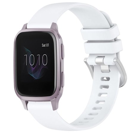 Garmin Venu / Venu SQ Silicone Watch Band - White