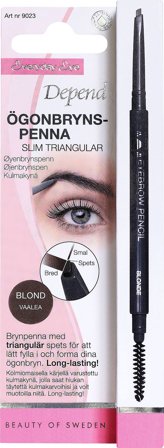 Depend Øjenbrynspen Slim Triangular Blonde, Makeup, Øjenbryn, Øjenbrynsblyanter