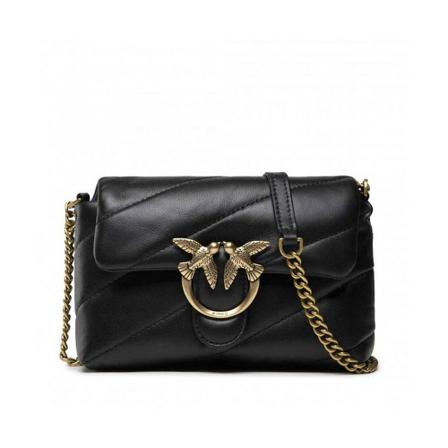 Pinko, Cross Body Bags Zwart, Dames, Maat:ONE Size