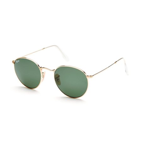 Ray-Ban round metal - RB3447 001 53 i Guld Metal