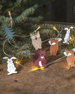 Star Trading LED Ljusslinga Djurvänner Multi