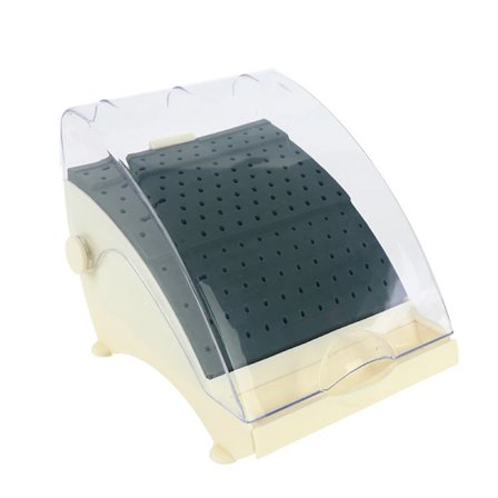 Dentalboks med skuffe 142 huller Odontologia Borblokholder Sterilisator-Autoklave Etui Desinfektionsbeholder Holder Stomatologia Værktøj