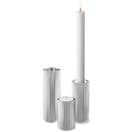 Georg jensen ljushållare, rostfritt stål, 3 cm | Inredning > Ljusstakar & Lyktor > Ljusstakar > Ljusstake | Bagaren och Kocken