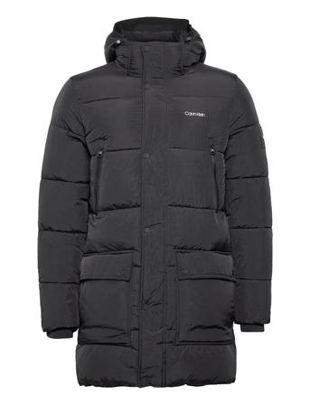 Crinkle Nylon Long Length Black Calvin Klein