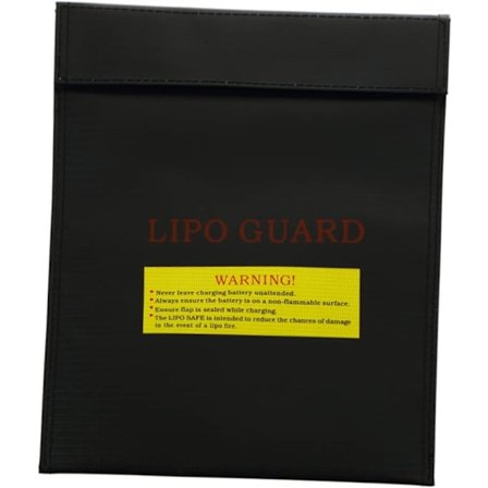 Batteriveske Stor 30x23cm Brannsikker Sikkerhetssekk Brannsikker Veske for Rc E-sykkel Beskytt Hjemmet Ditt