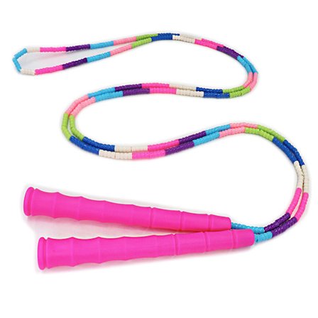 Sjippetov Blødt perlebesat sjippetov Gym Fitness Træning Justerbart sjippetov til mænd Kvinder Børn