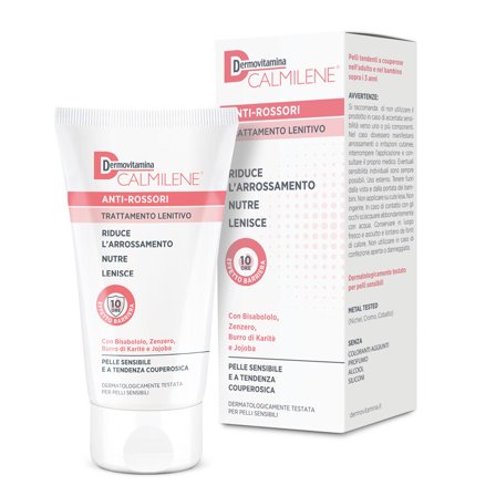 DERMOVITAMINA Calmilene Anti-Rossori Crema Trattamento Lenitivo 40ml - Tratt.viso 24 ore lenitiva