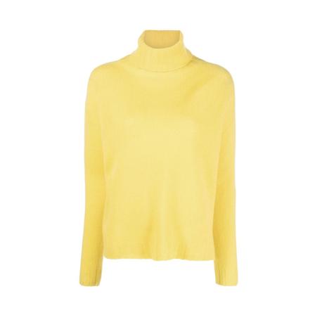 Ermanno Scervino Turtlenecks Gul, Dame Rullekraver