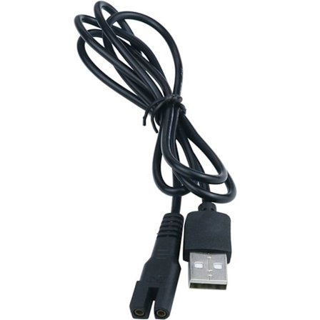 Opladningserstatning til swimmingpoolstøvsuger 80 cm fleksibelt PVC-strømkabel