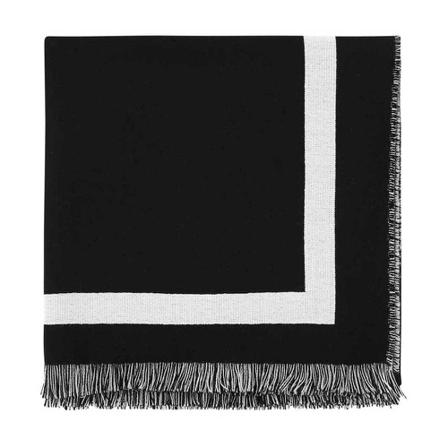Alexander McQueen, Silky Scarves Zwart, Heren, Maat:ONE Size