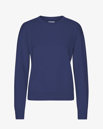 Women Classic Organic Crew - Marine Blue - Female - XS