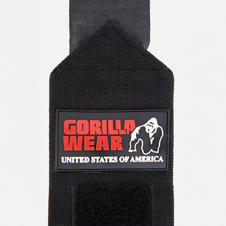Wrist wraps Gorilla Wear Gear Håndledsstøtte Ultra Sort - Bodyman.dk
