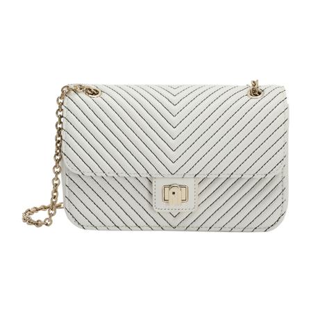 Furla Cross Body Tass , Beige , Dames , Maat: ONE Size Schoudertassen