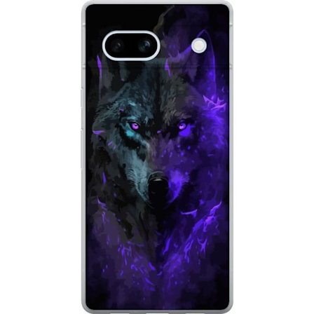 Kompatibelt Mobilskal till Google Google Pixel 7a Varg Lila
