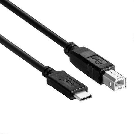 USB B till USB C-skrivar kabel 2.0 USB C till USB B-skrivar kabel USB C-kabel (FMY)
