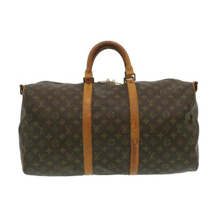 Louis Vuitton Vintage, Pre-owned Keepall 50 Bruin, Dames, Maat:ONE Size