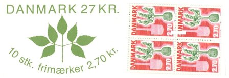 Danmark 1984 - Særfrimærkehæfte AFA S33 - Postfrisk