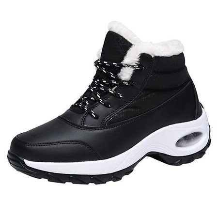 Vinter kvinnor plysch löpning lätt med plattform Sneakers