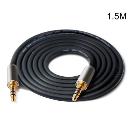 3,5 mm Kabel Audio Auxiliär Ingång Adapter Hane Till Hane Aux Sladd