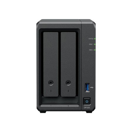 Synology DP320 Backup Solution 2 Sockets AMD Ryzen Embedded R1600 8GB Memory