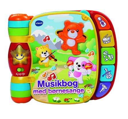 VTech Bog: Baby Musikbog med Børnesange, Børn & Forældre, Legetøj, Musik