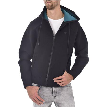 Guess Neoprene hooded Jakke Sort, Herre, Størrelse: 2XL