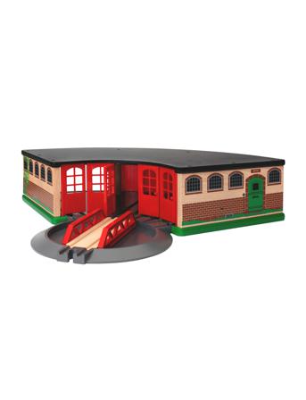 Brio 33736 Stor Remise Toys Toy Cars & Vehicles Toy Vehicles Train Accessories Multi/mønstret BRIO