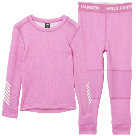 Helly Hansen Lifa Merino Set Barn Meta Pink