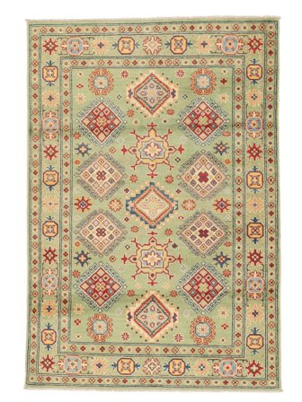 Liten Kazak Fine Matta 126X182 Ull
